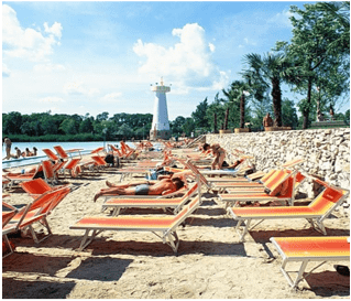 Mediterrán tengerpart és szállás hajdúszoboszlón